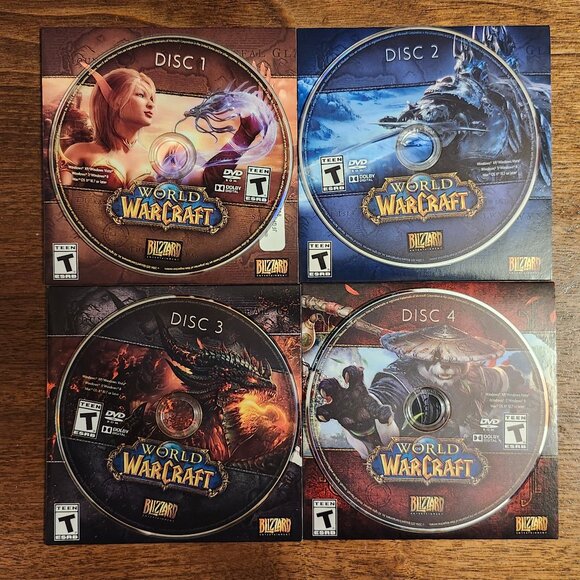 World of Warcraft by Blizzard 4 Disc Set PC - Picture 3 of 3